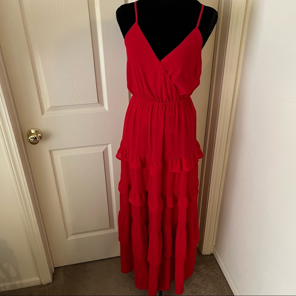 Flying Tomato Red Maxi Dress